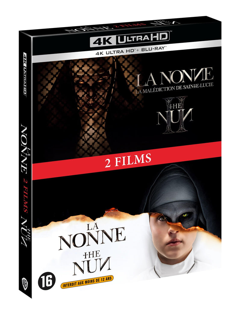 La nonne + le nonne : la malédiction de sainte-lucie 4k ultra hd