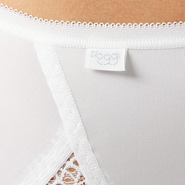 Sloggi Dames Slip Maxi Pure Sense Luxe - 2 Pack - Maat 40 - Wit - [Dutch Import]