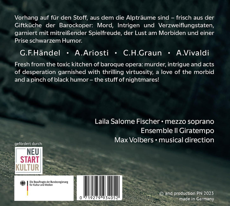 Scenes of Horror: Baroque Arias from the Shadows