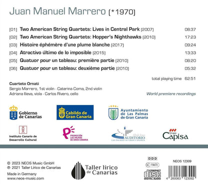 Juan Manuel Marrero: String Quartets