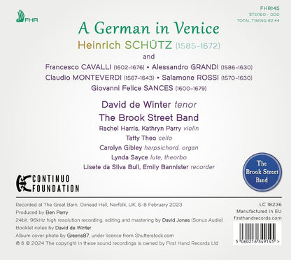 Schütz: A German in Venice