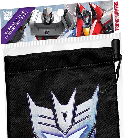 Renegade Game Studios Transformers RPG : Decepticon Dice Bag | Accessoire de Jeu de rôle