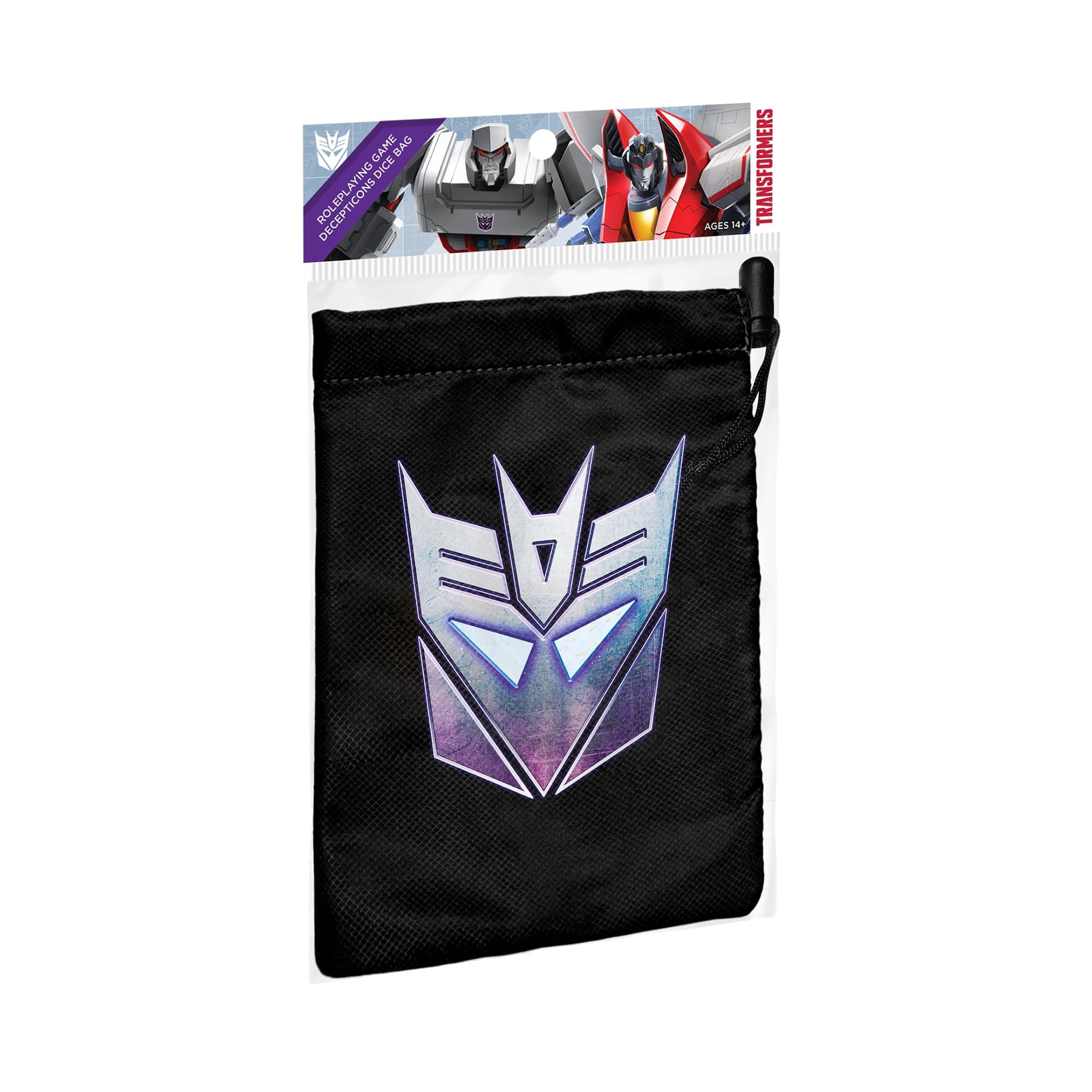 Renegade Game Studios Transformers RPG : Decepticon Dice Bag | Accessoire de Jeu de rôle