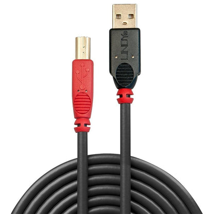 LINDY 42762 15 m Type A to B USB 2.0 Active Repeater Cable,Black