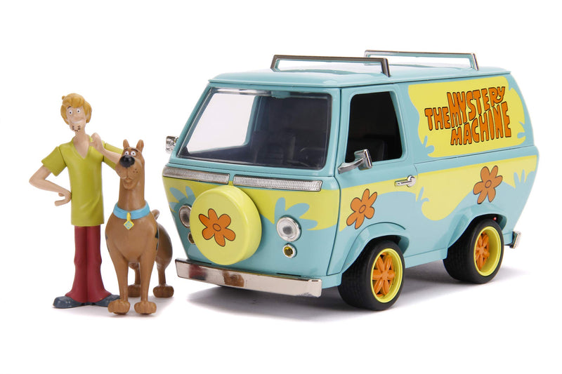 Jada - Furgoneta escala 1:24 con figuras: Scooby Doo y Shaggy Mistery Machine (253255024
