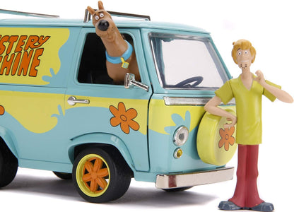 Jada - Furgoneta escala 1:24 con figuras: Scooby Doo y Shaggy Mistery Machine (253255024