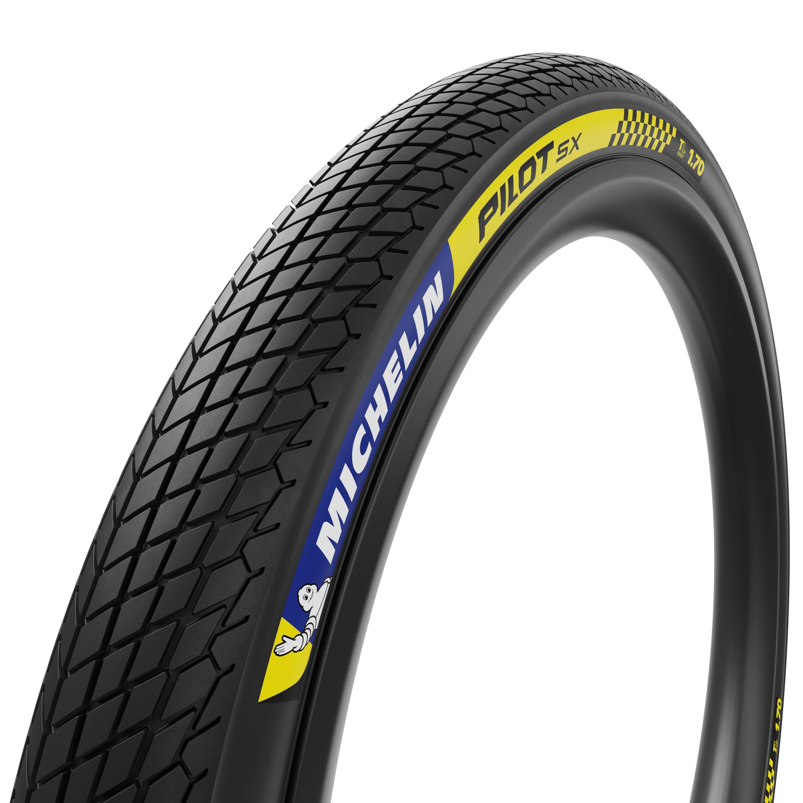 MICHELIN Unisex-Adulto Pneumatico Pilot Sx 20 X1 3/8, Nero, 20" X1
