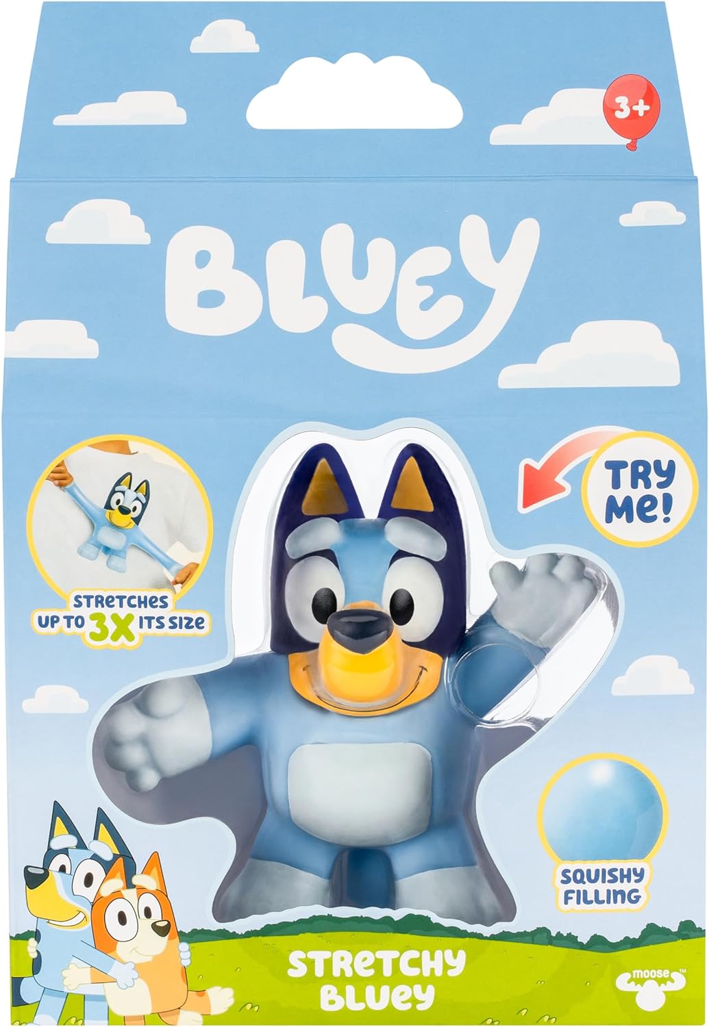 Stretchy Bluey | Super Stretchy Toy Figure Of Bluey with Squishy Filling | Stretch Her Up To 3 Times Her Size