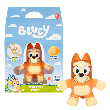 Stretchy Bingo | Super Stretchy Toy Figure Of Bingo with Squishy Filling | Stretch Her Up To 3 Times Her Size