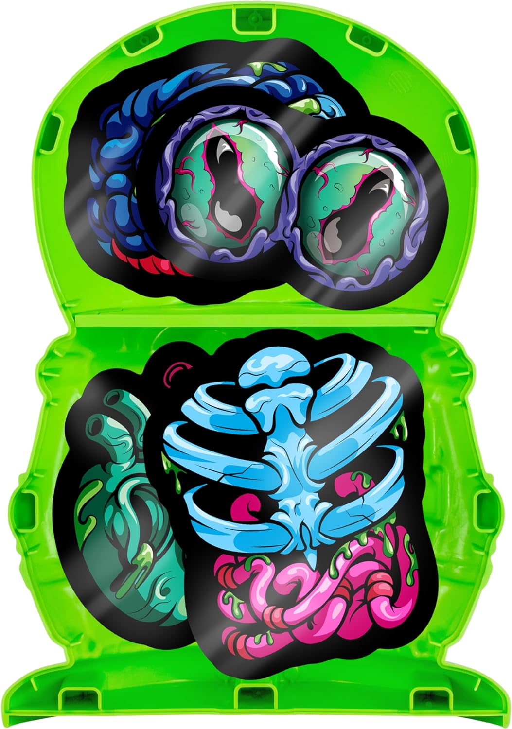 Treasure X Mega Alien Dissection With 35 Plus Surprises Inside, Dissect the 12 Inch Tall Alien, Rescue the 4 Alien Treasure Hunters, Discover Alien Weapons, Stickers, Plus 4 Alien Treasures