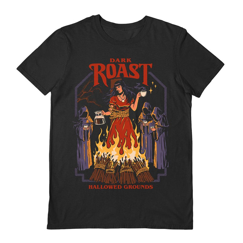 STEVEN RHODES (DARK ROAST) BLACK UNISEX T-SHIRT