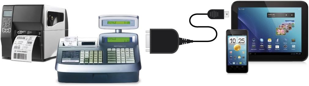 Hamlet Micro USB OTG Adapter Cable - Serial,black/anthracite,45cm