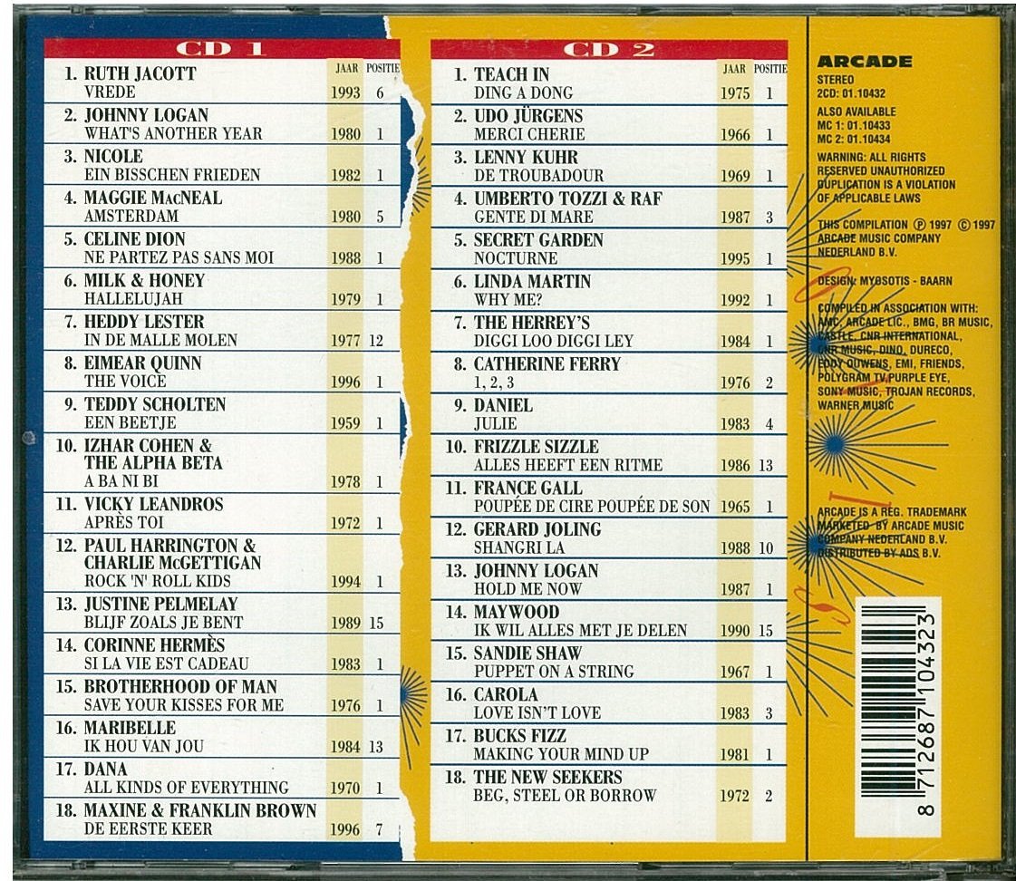 De Grootste Songfestival Hits