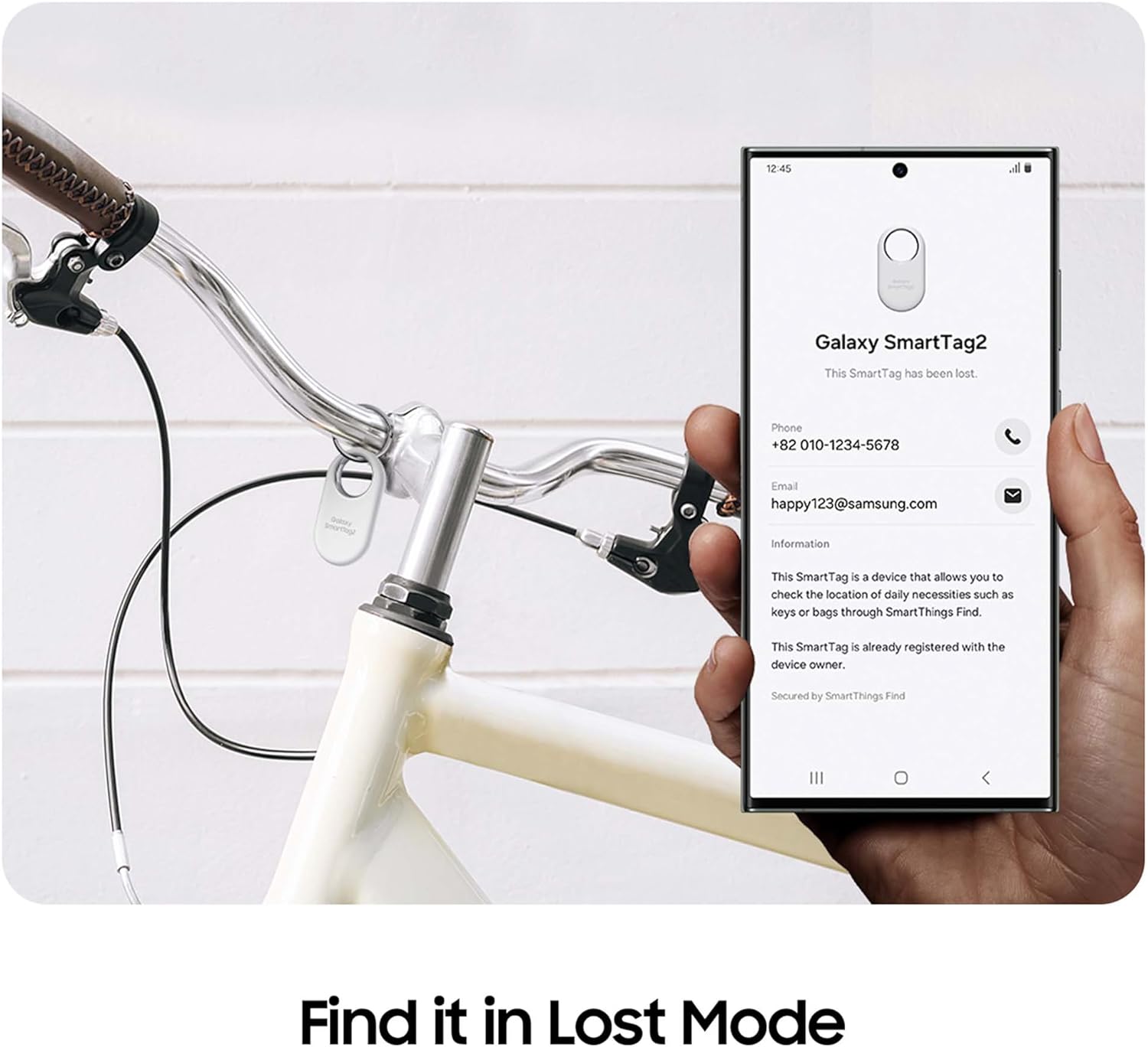 Samsung Galaxy SmartTag2 Bluetooth Tracker (4 Pack), Compass View AR, Find Lost Mode, 2 Black/2 White