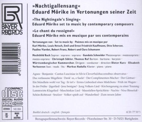 Nachtigallensang-Eduard Mörike