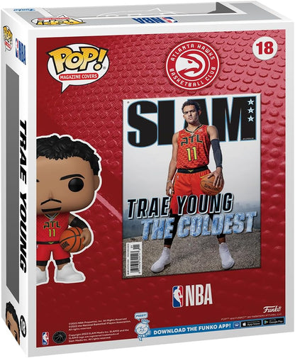 Funko POP! NBA Cover: Slam – Trae Young - Collectable Vinyl Figure - Gift Idea - Official Merchandise - Toys for Kids & Adults - Sports Fans - Model Figure for Collectors and Display