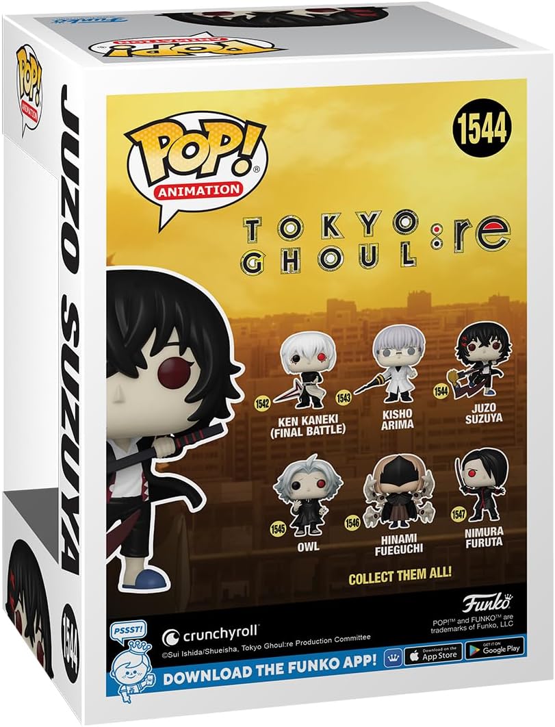 Funko POP! Animation: Tokyo Ghoul: Re - Juzo Suzuya - Figura in Vinile da Collezione - Idea Regalo - Merchandising Ufficiale - Giocattoli per Bambini e Adulti - Anime Fans