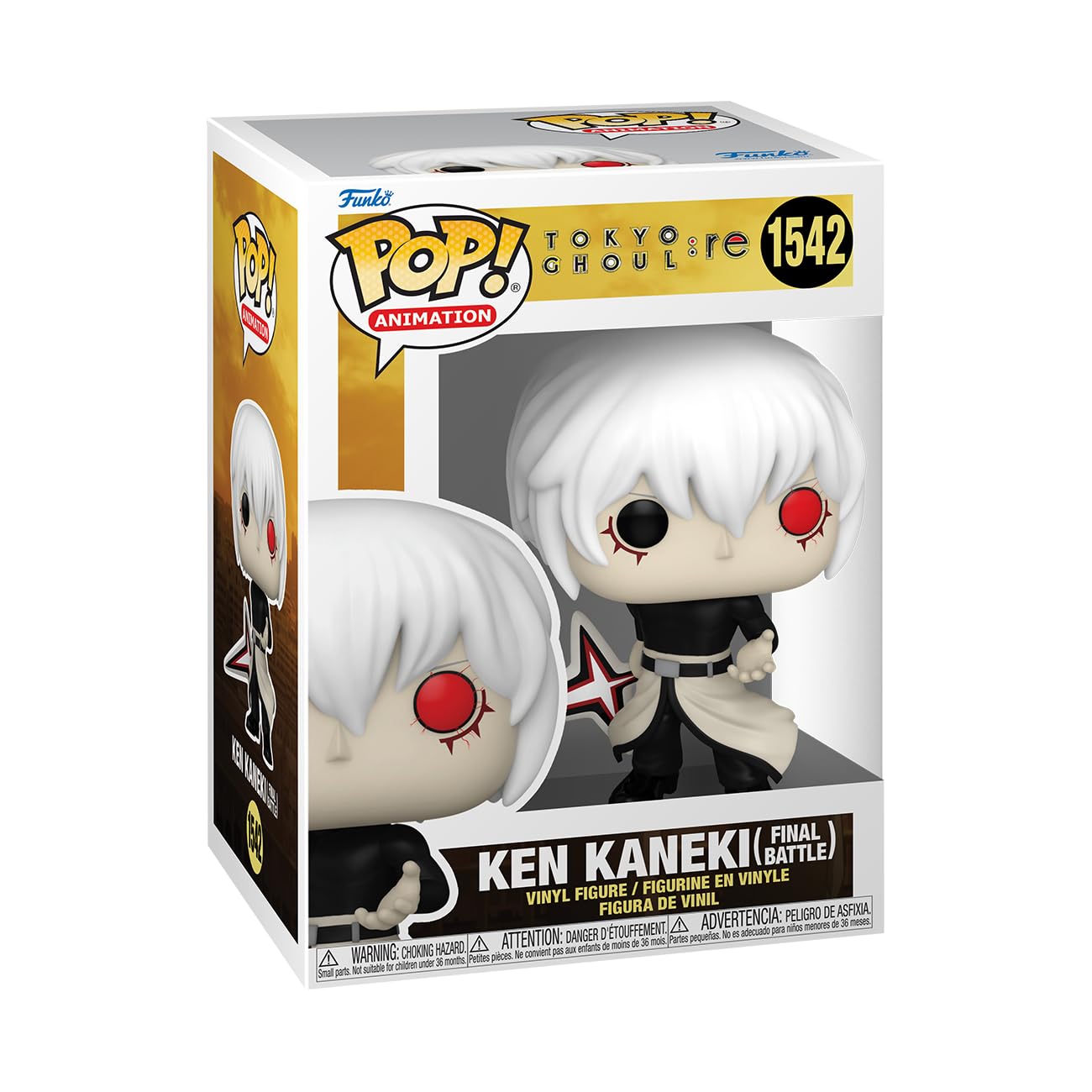 Funko POP! Animation: Tokyo Ghoul: Re - Ken Kaneki - (last Battle) - Figura in Vinile da Collezione - Idea Regalo - Merchandising Ufficiale - Giocattoli per Bambini e Adulti - Anime Fans