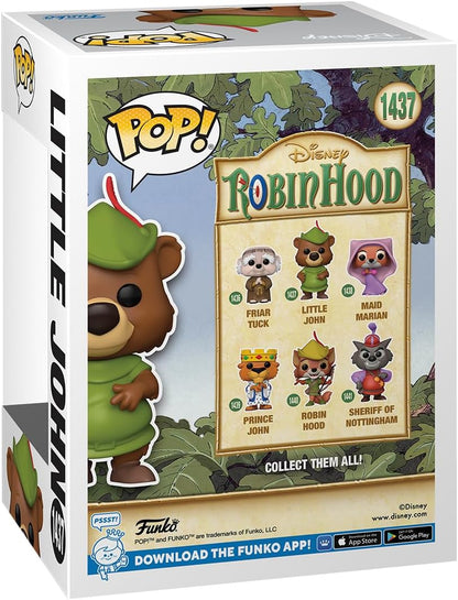Funko POP! Disney: Robin Hood - Little Jon - Collectable Vinyl Figure - Gift Idea - Official Merchandise - Toys for Kids & Adults - Movies Fans - Model Figure for Collectors and Display