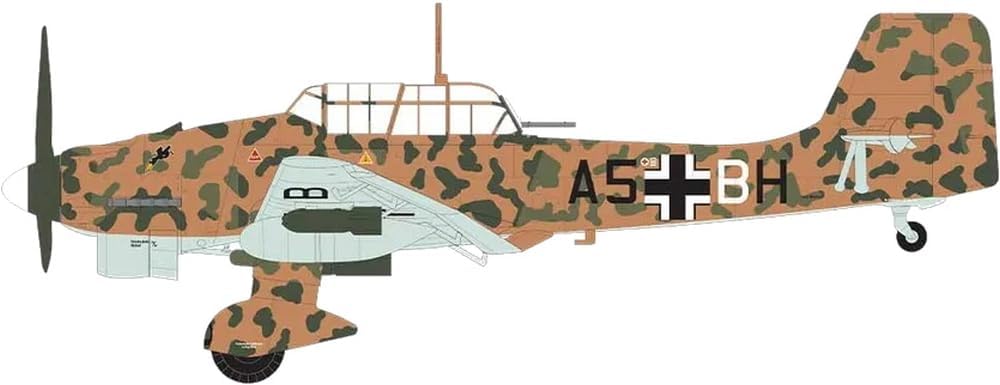 Airfix Vintage Classics Set - A18002V Junkers Ju87B Stuka - Battle of Britain - Plastic Model Aircraft Kits for Adults & Children 8+, Set Includes 334 Pieces - 1:24 Scale Model Aircraft Sets
