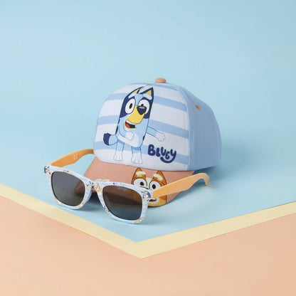 CERDÁ LIFE'S LITTLE MOMENTS Unisex Kids Bluey Mütze und Sonnenbrille im Set Sunglasses, Multicolor, Standard