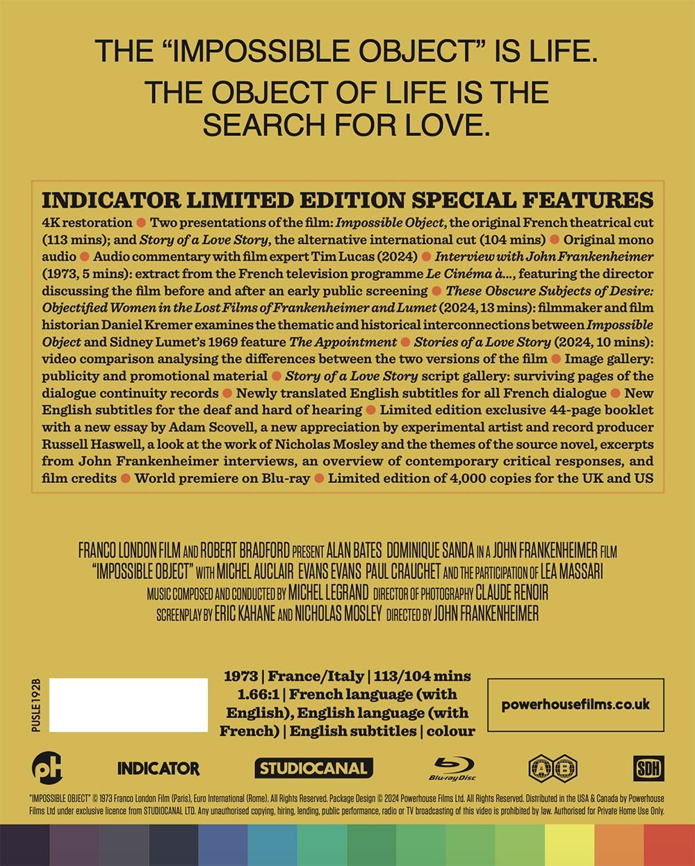 Impossible Object (aka Story of a Love Story