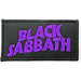 Black Sabbath Patch Wavy Band Logo Official Taille unique