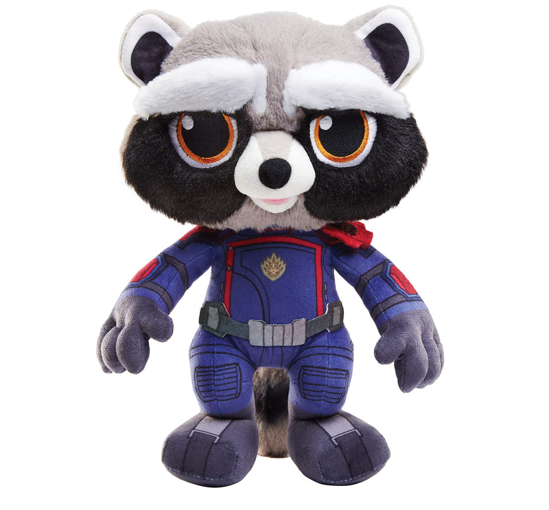 Mattel Marvel Guardians of the Galaxy Rocket Plush with Sounds and Facial Expressions, HPF03