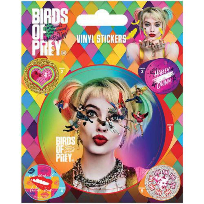 Dc Comics Birds Of Prey  Seeing Stars Vinyl Stickers Pack