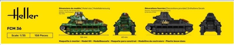 Heller - 1/35 Starter Kit Fcm36 (6/23) *