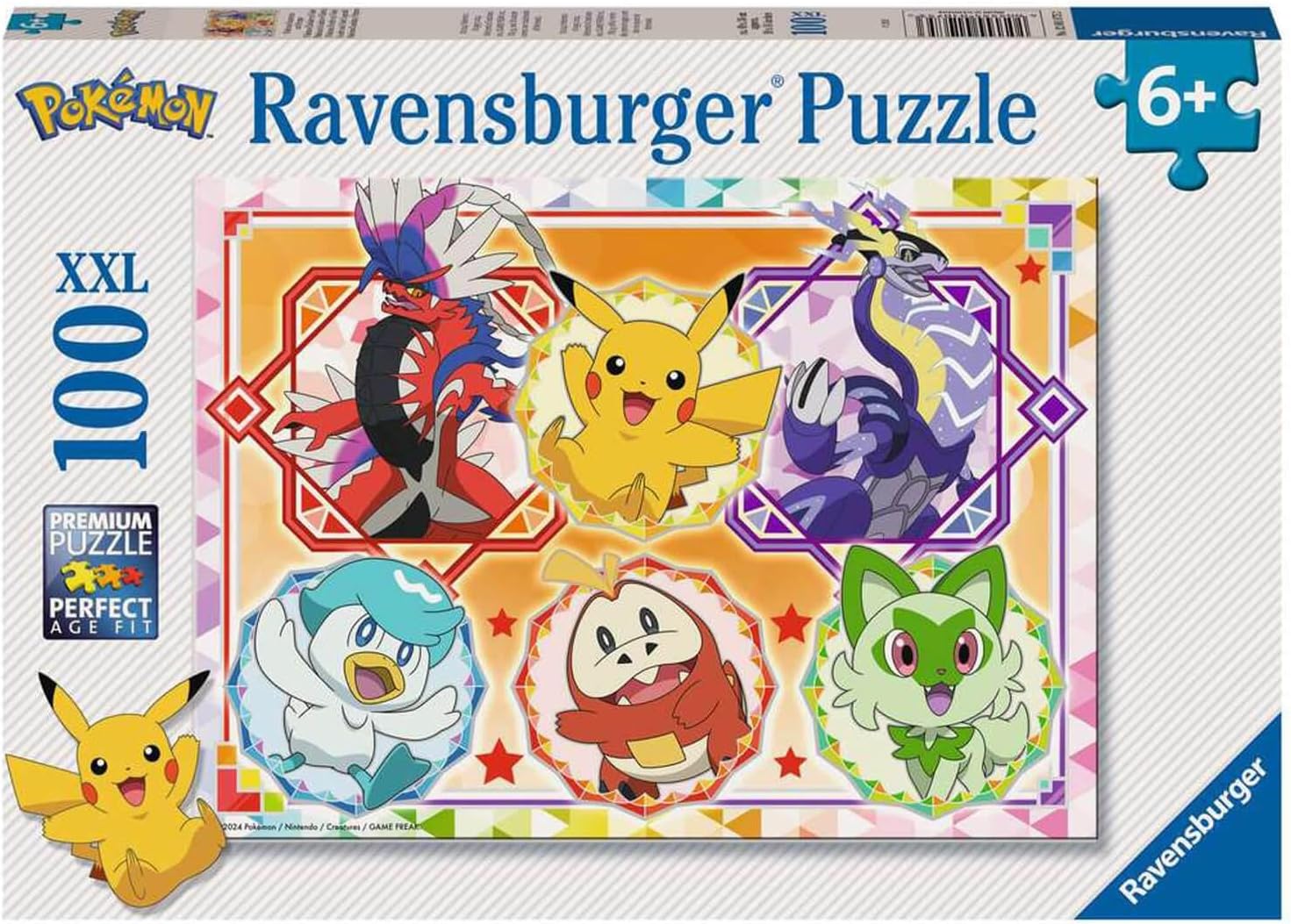 Ravensburger Pokemon Toys & Games - 100 Piece Jigsaw Puzzle for Kids and Adults Age 6 Years Up - 2024 Edition