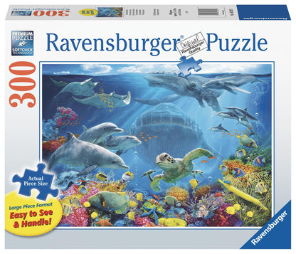 Ravensburger Life Underwater Jigsaw Puzzles for Adults and Kids Age 9 Years Up - 300 Pieces Large Format - 2024 Edition