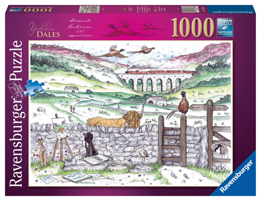 Ravensburger British Yorkshire Dales 1000 Piece Jigsaw Puzzles for Adults and Kids Age 12 Years Up - UK Landscape