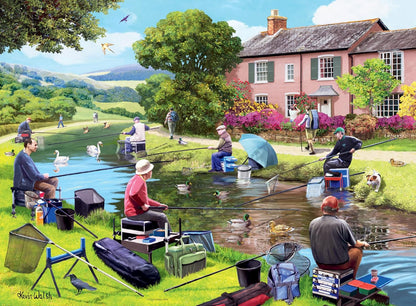 Ravensburger Happy Days No. 7 Favourite Pastimes Nostalgia Jigsaw Puzzles for Adults and Kids Age 10 Years Up - 4x 500 Pieces