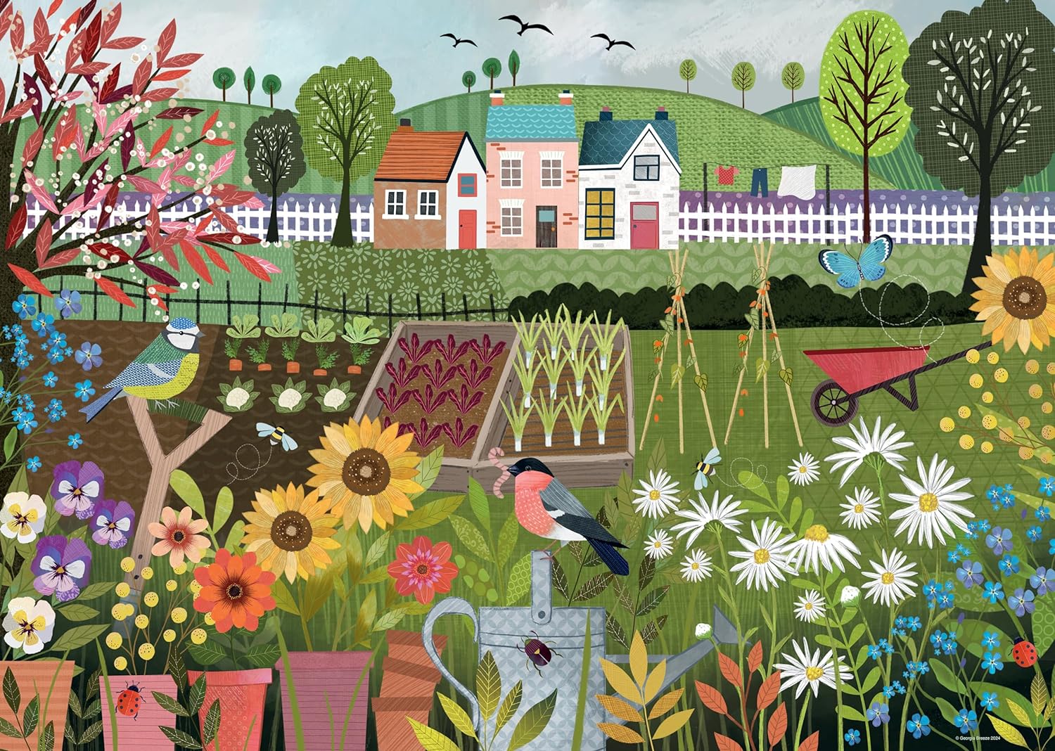 Ravensburger Garden Allotment 1000 Piece Jigsaw Puzzles for Adults and Kids Age 12 Years Up