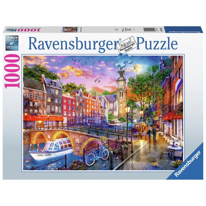 Ravensburger Amsterdam 1000 Piece Jigsaw Puzzles for Adults and Kids Age 12 Years Up - Netherlands