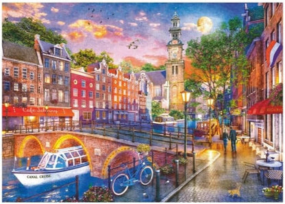 Ravensburger Amsterdam 1000 Piece Jigsaw Puzzles for Adults and Kids Age 12 Years Up - Netherlands