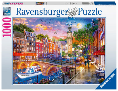 Ravensburger Amsterdam 1000 Piece Jigsaw Puzzles for Adults and Kids Age 12 Years Up - Netherlands