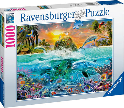 Ravensburger Underwater Island 1000 Piece Jigsaw Puzzles for Adults and Kids Age 12 Years Up