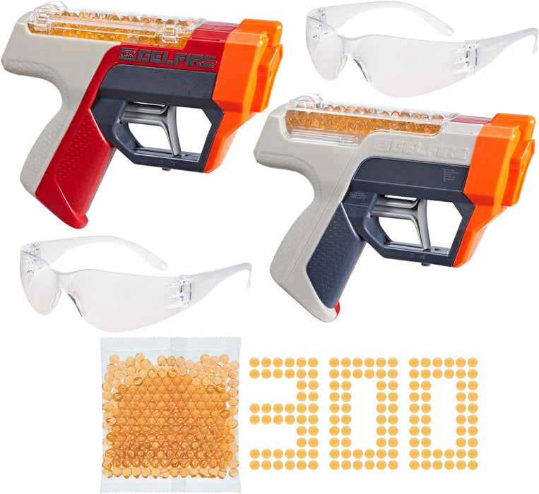 Nerf Pro Gelfire Dual Wield Pack, 300 Hydrated Gelfire Rounds