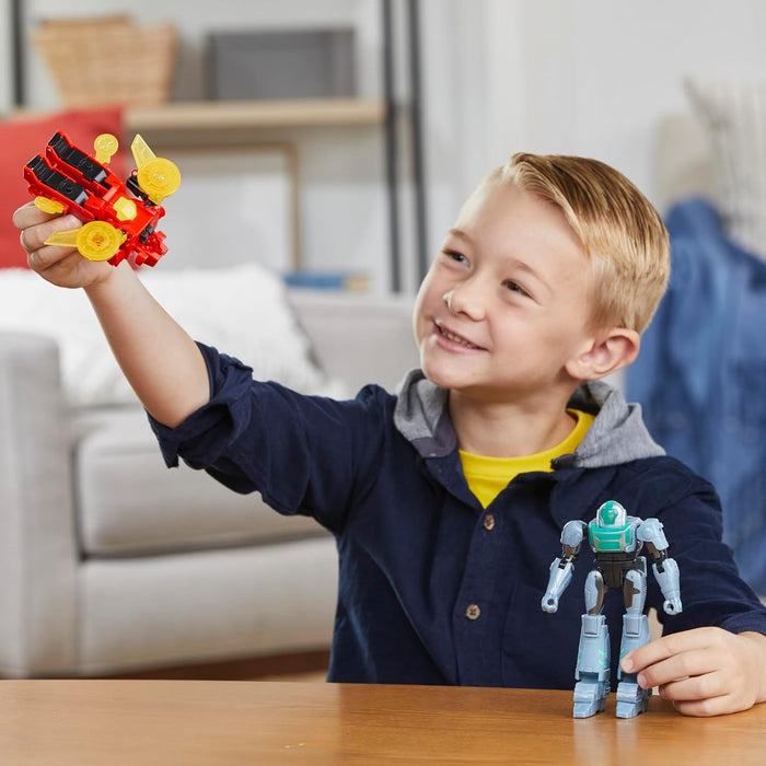 Transformers EarthSpark Cyber-Combiner Terran Twitch and Robby Malto Action Figures