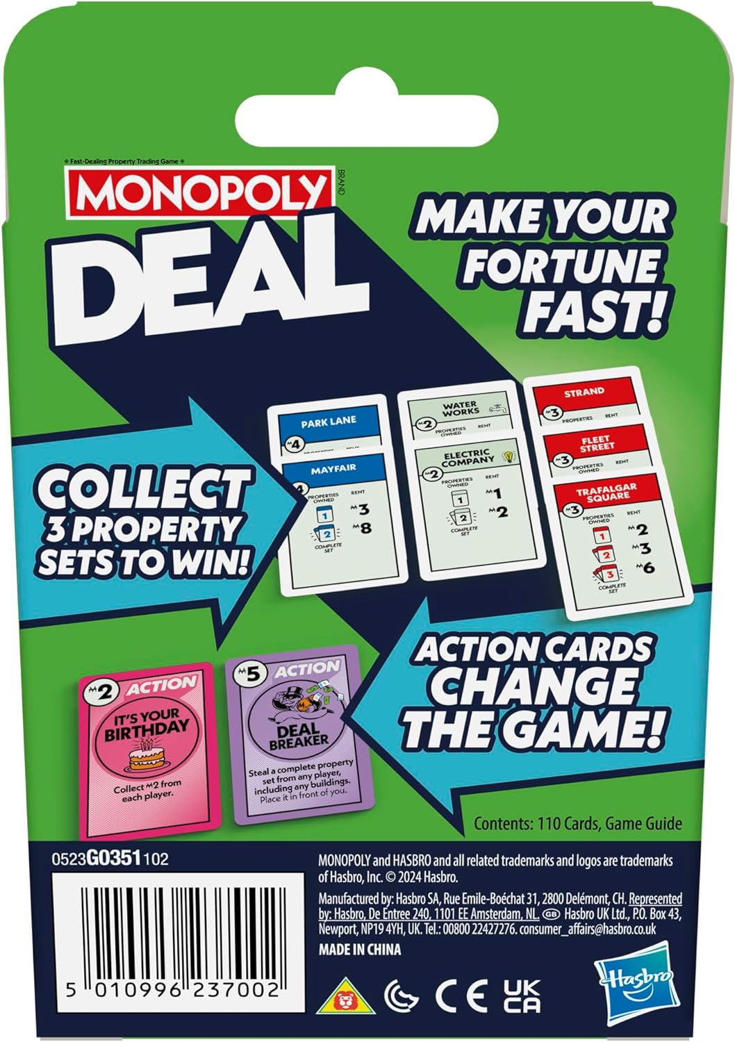 Monopoly Juego de Cartas Deal - Versión en inglés