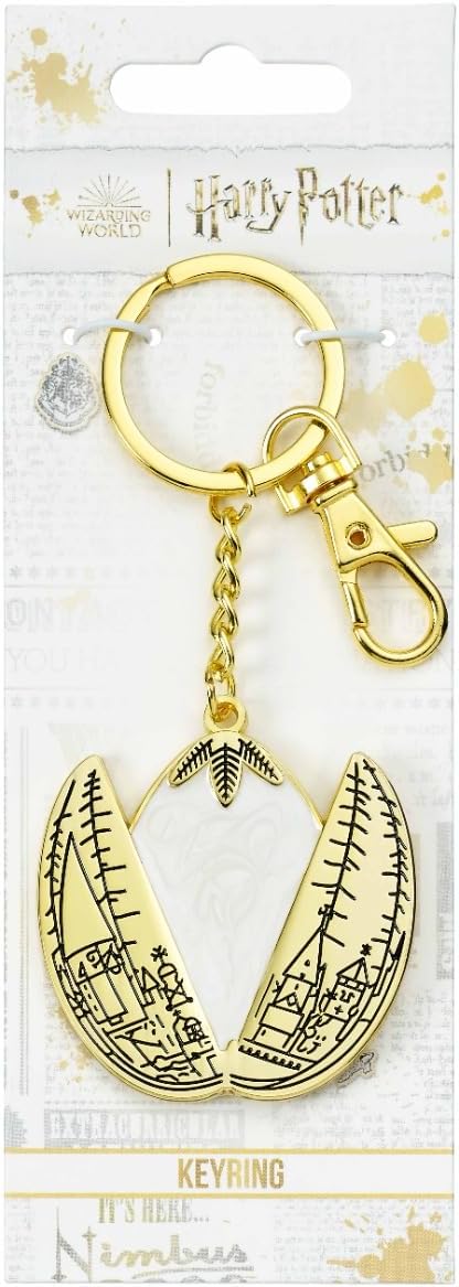 HARRY POTTER Llavero de huevo dorado, dorado, Talla única