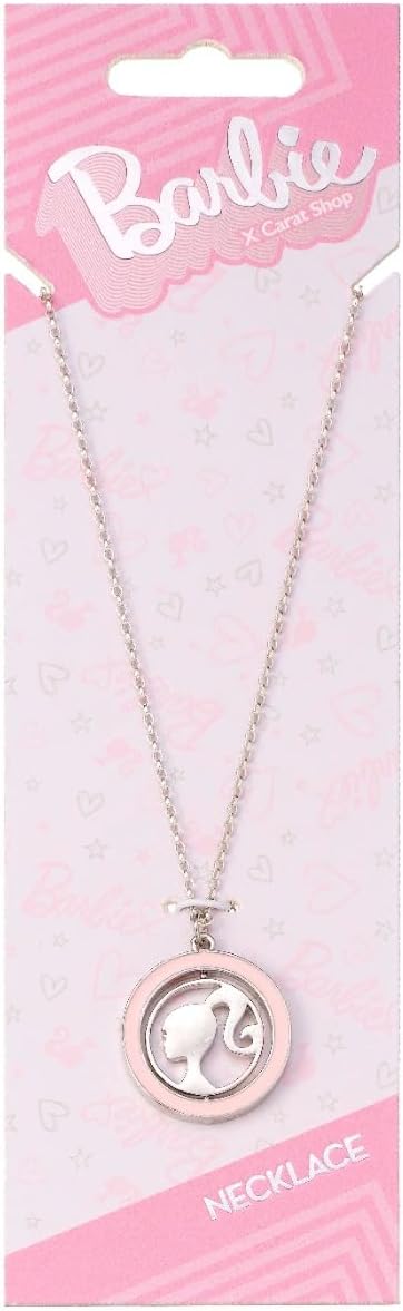 Barbie Spinning Silhouette Necklace