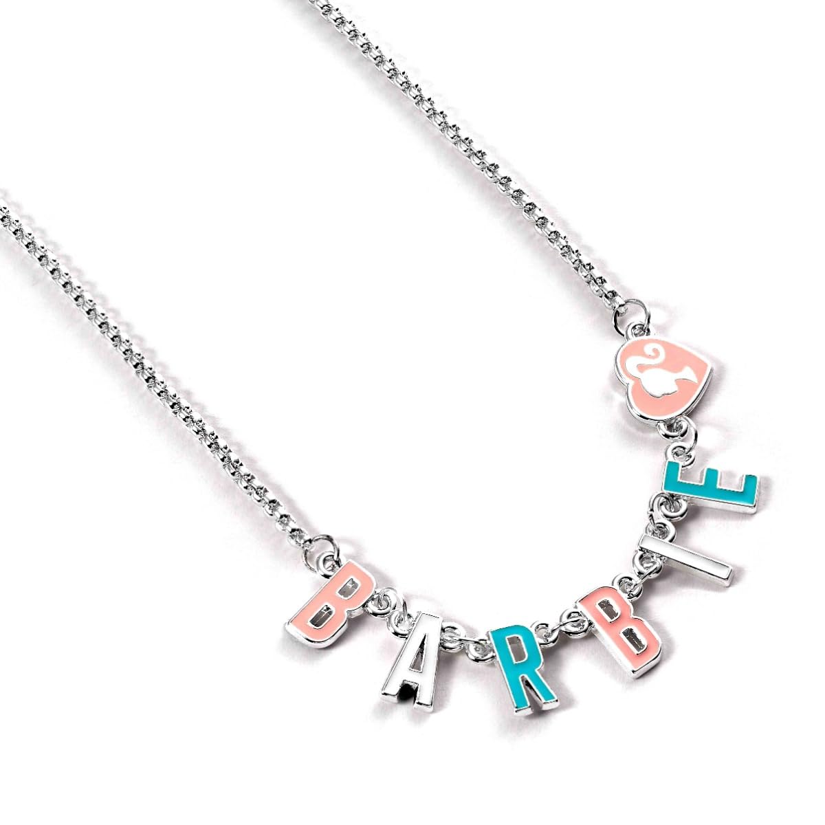 Barbie Emaille-Buchstaben-Namens-Halskette, Einheitsgröße, Zink
