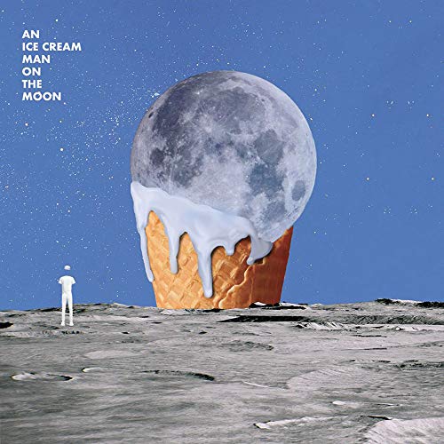 An ice cream man on the moon