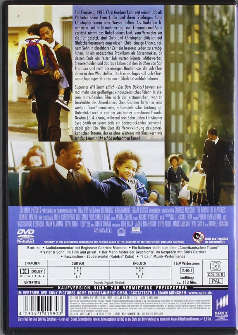 Das Streben nach Glück (DVD