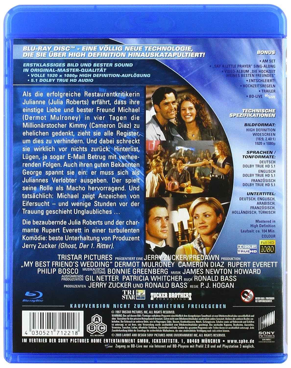 Die Hochzeit meines besten Freundes (Blu-ray
