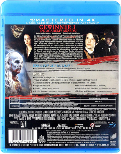 Bram Stoker's Dracula (Deluxe Edition) (FSK 16 Jahre) Blu-ray