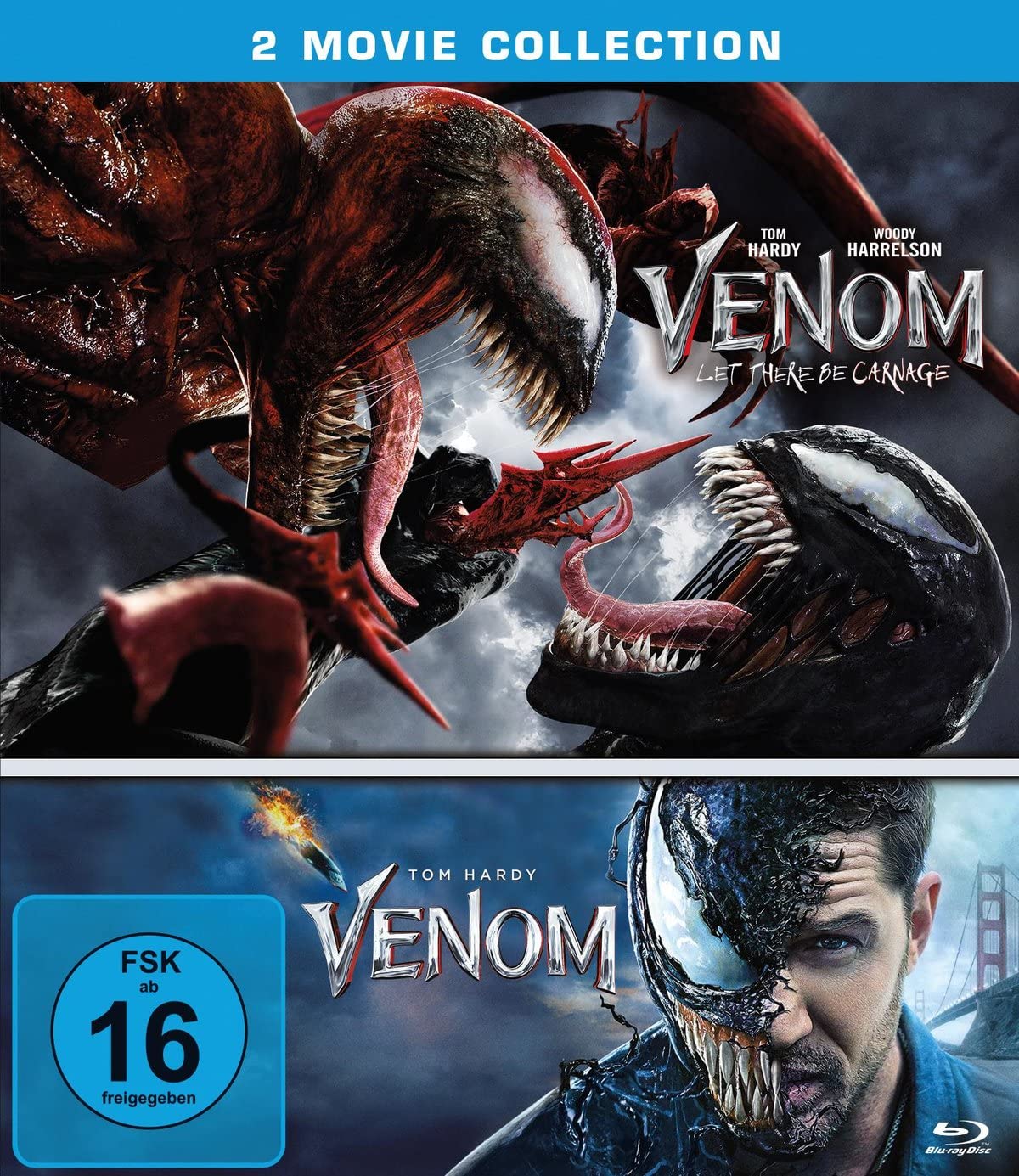 Venom / Venom: Let There Be Carnage (2 Blu-rays